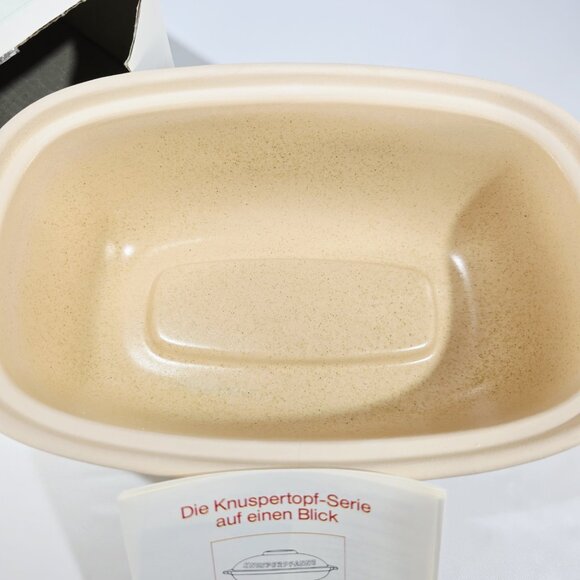 Vintage Scheurich Knuspertopf Glazed Micro Roaster Clay Baker Microwave or Oven - Picture 4 of 10